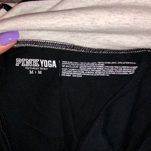 Victoria Secret Pink black leggings 💖